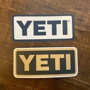 2 Yeti Stickers
